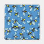 Bee Wallpaper Refrigerator Magnet