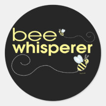 Bee Whisperer Round Sticker