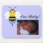 BeeBee Bumble Bee Baby Picture Mousepad