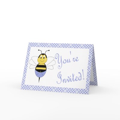 BeeBee Bumble Bee Baby Shower Invitation by bugspot