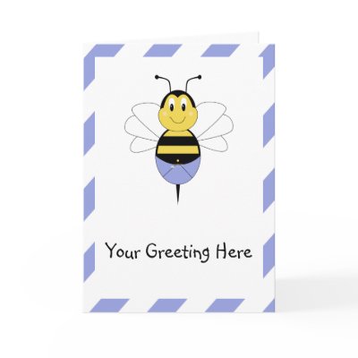 BeeBee Bumble Bee Greeting Card by bugspot