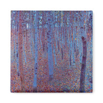 Beech Forest by Gustav Klimt Fridge Magnets