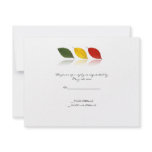 Beech Forest - Leaf pattern in Green, Gold, Red