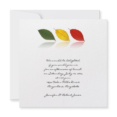 Beech Forest Party Invitation by NoteableExpressions