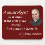 Beecham on Musicologists Mouse Pads