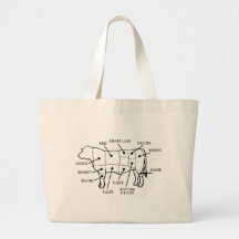 BEEF COW TOTE BAGS