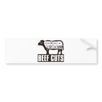 Beef_Cuts Bumper Stickers