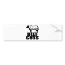 Beef_Cuts Bumper Sticker