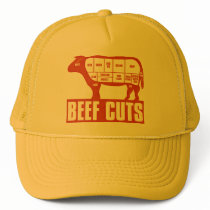 Beef_Cuts Trucker Hats