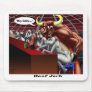 Beef Jerky Origins Funny Cow & Bull Cartoon Gifts Mousepads