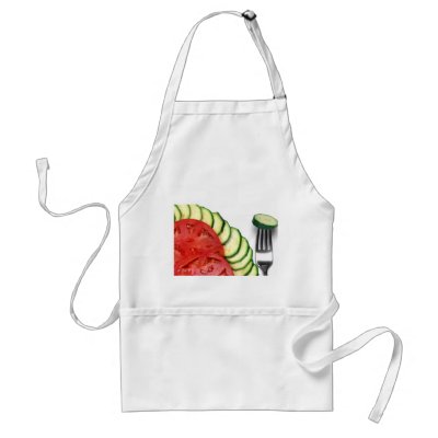 Beefsteak tomato sliced and summer squash aprons by donnaraephotography