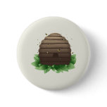 Beehive and bee swarm button