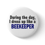 Beekeeper During The Day