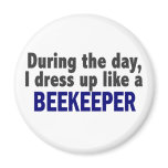 Beekeeper During The Day