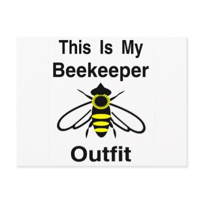 Beekeeper Outfit Postcards by Alessandra55