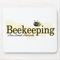 beekeeping sweet rewards mousepads