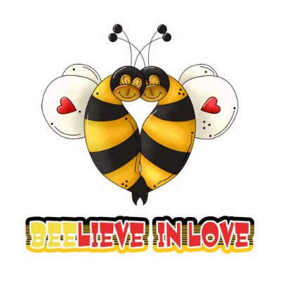 BEElieve in Love Bumble Bees Photo Sculptures by cutespot