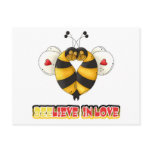 BEElieve in Love Bumble Bees postcards