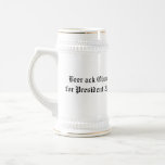 Beer ack Obama for President 2008 Coffee Mugs