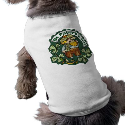 Beer and Irishman Dog Clothing by stpatricksdaytshirts