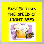 BEER and physics joke Posters