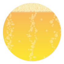 Beer Background Round Stickers