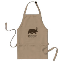 Beer Bear Deer Apron