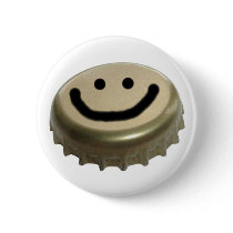 Beer Bottle Cap Smiley Face