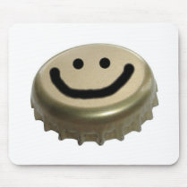 Beer Bottle Cap Smiley Face