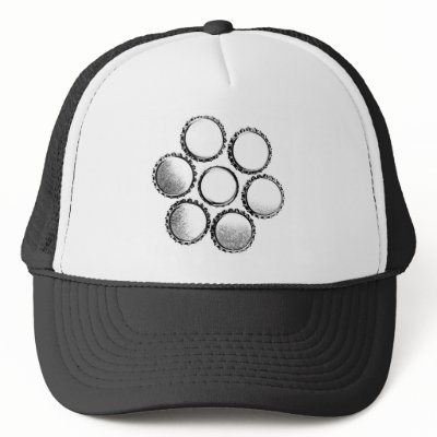 Beer Bottle Caps Flower by RedneckHillbillies