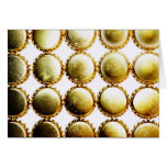 Beer Bottlecap Bling Greeting Cards