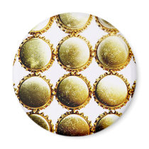 Beer Bottlecap Bling Fridge Magnets