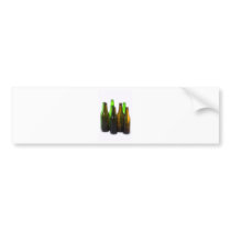 beer bottles bumper sticker