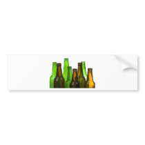 beer bottles bumper stickers