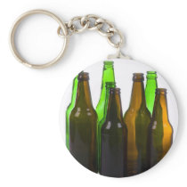 beer bottles key chain