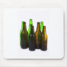 beer bottles mousepads