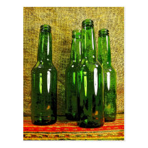 Beer Bottles Postcards