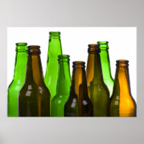 beer bottles print
