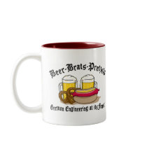 Beer Brats Pretzels German Mug