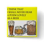 BEER PINBACK BUTTONS