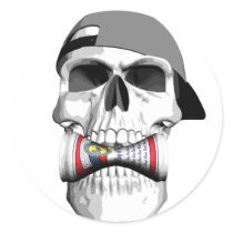 Beer Can Skull