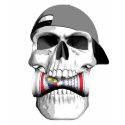 Beer Can Skull t-shirts