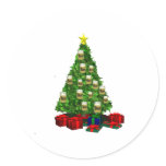 Beer Christmas  tree Stickers