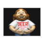 Beer Does A Belly Good T-shirts Gifts Postcard