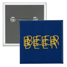 BEER Double Vision - Navy Blue and Gold Pins