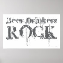 Beer Drinkers Rock Print