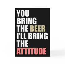 Beer Drinkin' Invite Cards