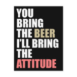 Beer Drinkin' Invite postcards