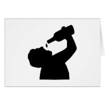 Beer drinking card