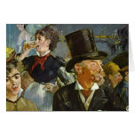 Beer Drinking - Edouard Manet Greeting Card